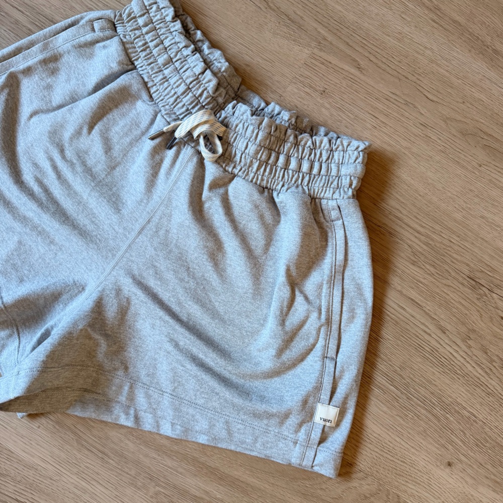 Vuori Light Gray Halo Shorts - Picture 2 of 3